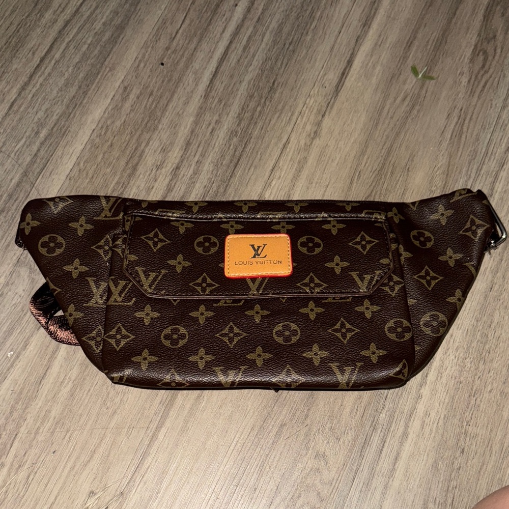Louis Vuitton Monogram Belt Bag in Brown and Orange